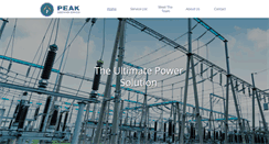Desktop Screenshot of peaksubstation.com